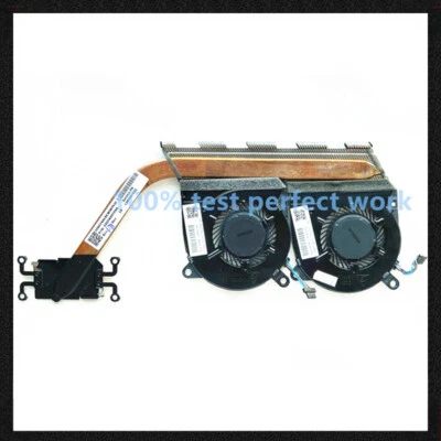 For HP 14-CE TPN-Q207 Series Laptop CPU Cooling Heatsink With Fan L26368-001 - Image 1 of 3