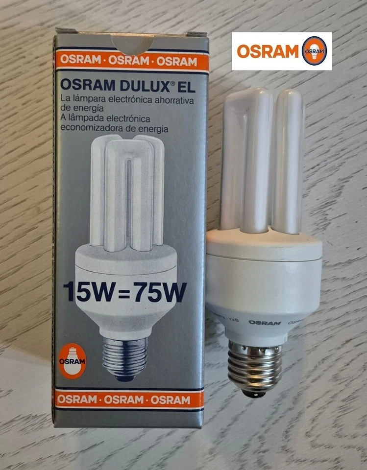 Osram Energiesparlampe Röhre Dulux Pro 8W E14 440lm warmweiß comfort 2500 K EL