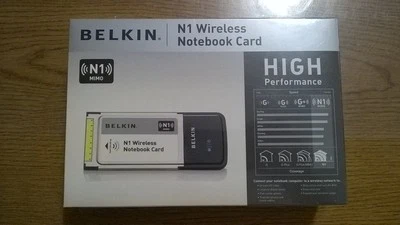 Belkin N1 Wireless Notebook Card High Performance  - Image 1 of 2
