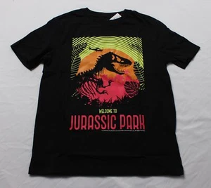 Old Navy Unisex Kid's Jurassic Park Graphic Print T-Shirt Jl3 Black Large NWT - Picture 1 of 5