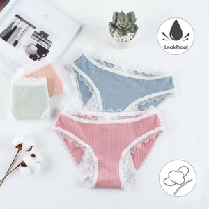 Leak Proof Menstrual Panties Physiological Pants Sexy Women Underwear Period kit - Picture 1 of 17