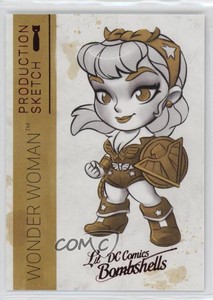 2018 Cryptozoic DC Bombshells Series II Wonder Woman #A01 Sketch 4et
