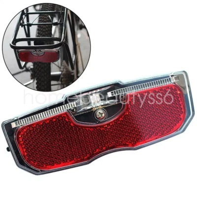Reflector Bike Luggage Rack Light Bicycle Rear Reflector Bike Rack Tail Light - Image 1 of 4