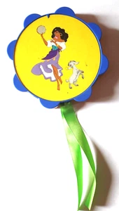 Vintage DISNEY HUNCHBACK OF NOTRE DAME "ESMERELDA" Multicolor Tambourine Toy - Bild 1 von 5