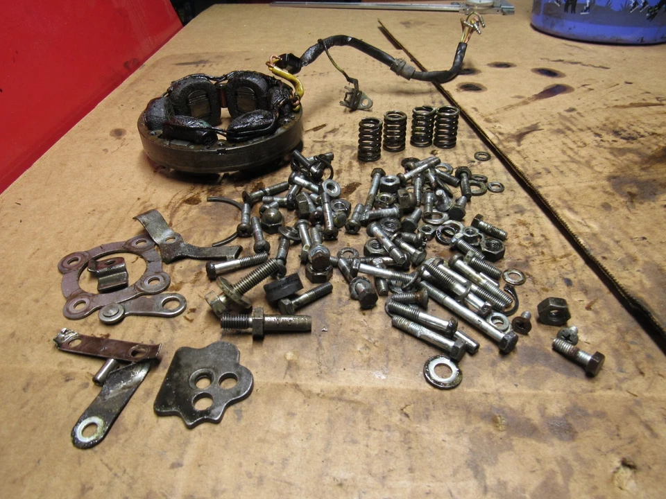 1968 Honda CB160 E Misc. Engine Hardware Screws Bolts Nuts - Image 1 of 4