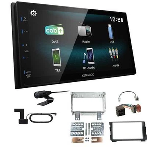 Kenwood 2-DIN Digital Autoradio DAB+ Bluetooth für KIA Cee'D 2009-2012 schwarz - Bild 1 von 5