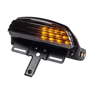 Eagle Lights Smoked Tri-Bar LED Tail Light Turn Signals Softail FXST FXSTB FXSTC - Bild 1 von 10