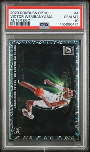 2023-24 Donruss Optic Victor Wembanyama #4 Alter Ego RC Case Hit SSP PSA 10 - Picture 1 of 6