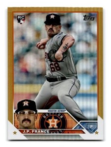 2023 Topps Update Baseball Card #US159 - J.P. France Rookie RC (Gold Foil)