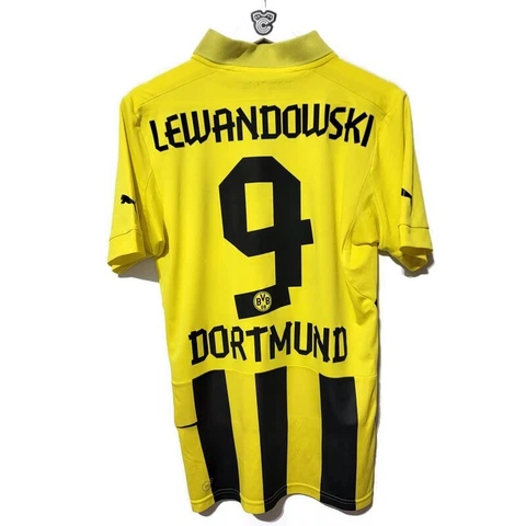 Puma Borussia Dortmund CL home soccer jersey 2012/2013 Lewandowski #9 size S Cover