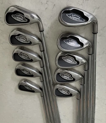 Juego de plancha Callaway X-16 Steelhead Pro Series 3-9 + PW, LW, SW- Stiff Flex diestro Foto 1 de 4