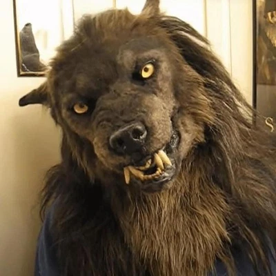 Halloween Tier Requisiten Super realistische Werwolf Maske Cosplay Party Kostüm - Bild 1 von 4