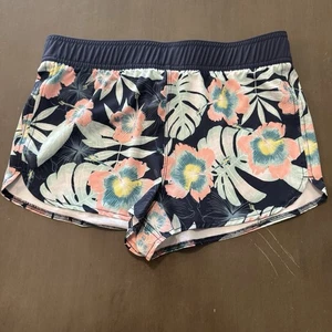 Roxy Girls (Kids) Size 16/XXL Beach Trip Floral Boardshorts - Picture 1 of 4