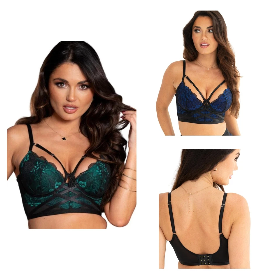 Reggiseno Pour Moi After Hours imbottito linea lunga ferretto sexy donna lingerie 27501 - Immagine 1 di 1