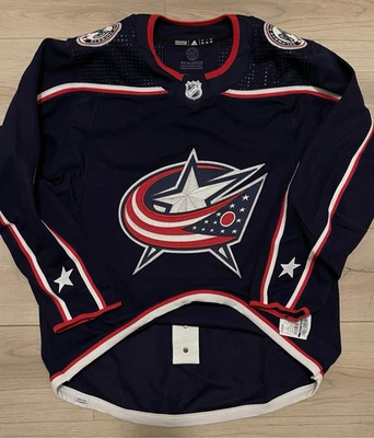 NUEVO Adidas MiC Columbus Chaquetas Azul Edición Equipo 2023-24 Camiseta Auténtica Talla 52 Foto 1 de 2