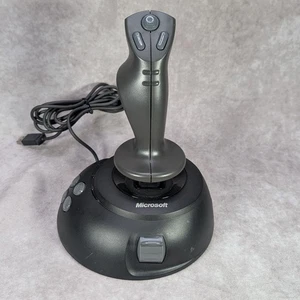 Microsoft Sidewinder Joystick Computer PC USB Flight Stick Controller X08-59073 - Picture 1 of 6