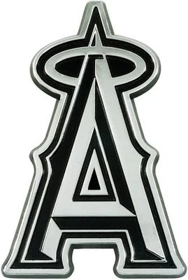 Los Angeles Angels Solid Metal Raised Auto Emblem Decal Adhesive Backing - Image 1 of 4