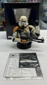 2008 Gentle Giant Star Wars Airborne Trooper Ltd Ed Mini Bust MIB - Picture 1 of 12