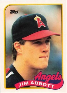 1989 Topps Traded Jim Abbott California Angels #2T