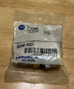 ALLEN BRADLEY 800MR-N56Y YELLOW PUSHBUTTON SERIES A NIB - Picture 1 of 4