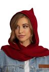 Women Winter Knitted Hooded Long Scarf Warm Shawl Wrap Head Scarves