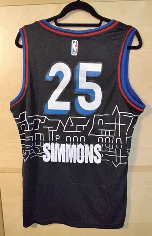 BEN SIMMONS Philadelphia 76ers NIKE NBA City Edition Swingman Jersey 48 NEW NWT Cover