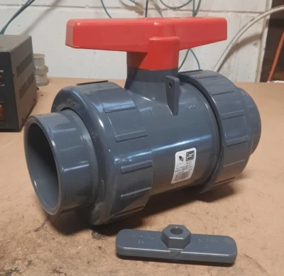 SPEARS #3622-030 3” STANDARD BALL VALVE SOCKET (SCHD. 80 PVC)(150 PSI WATER) S40 - Image 1 of 4