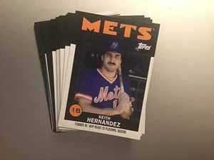 Topps Once Upon a Time in Queens 1986 2021 Mets de Nueva York elige una tarjeta 1-40 - Imagen 1 de 30