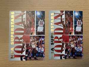 1993-94 Fleer Michael Jordan NBA Superstars Card #7 of 20 X2 - Picture 1 of 4