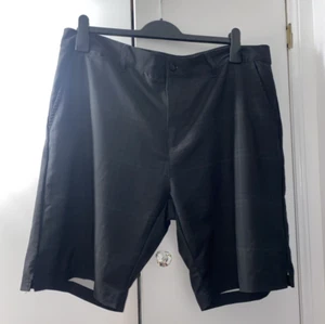 Mens Size 38” Black Shorts Slazenger Checks Golf - Picture 1 of 10