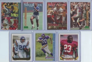 1993 7 Rookie Card Lot Inc. Jerome Bettis, Michael Strahan, Mark Rypien - Picture 1 of 2