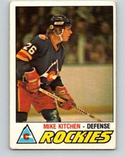 (HCW) 1977-78 O-Pee-Chee #267 Mike Kitchen  RC Rookie Colorado Rockies V14839