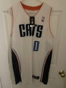 Charlotte Bobcats Adidas Large Signed Jerseys Kidd-Gilchrist & Biyombo Authentic - Picture 1 of 8