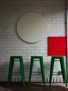 A set of 3 genuine Tolix Tabouret 75cm stools French modern industrial design - Picture 1 of 4