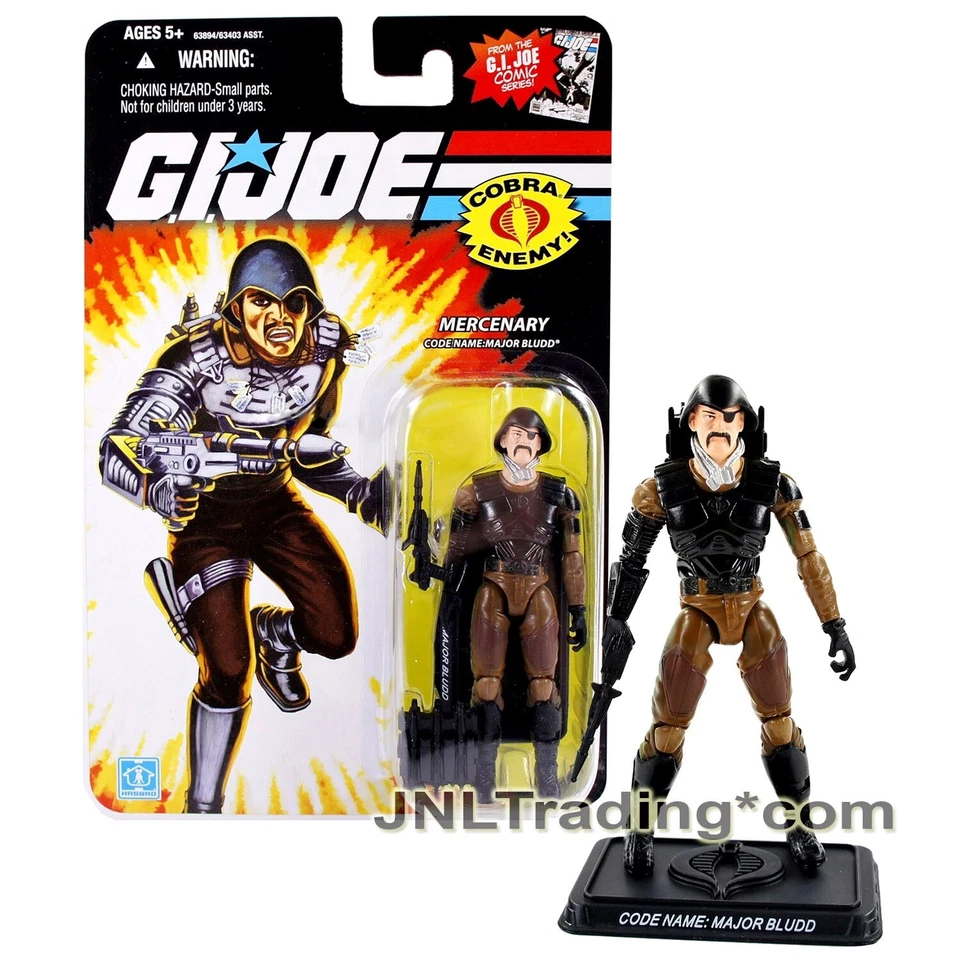 Year 2008 GI JOE A Real American Hero Comic 4 Inch Figure Mercenary MAJOR BLUDD - Image 1 of 1
