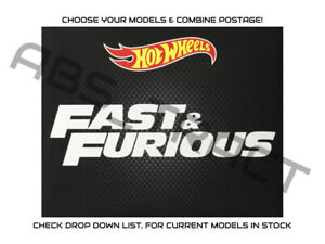 Hot Wheels Fast & Furious - Mainline/Premium/5 pack/10 pack - Combined Postage!