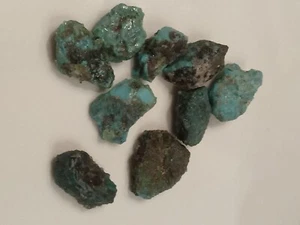 Old Stock Rough Kingman Turquoise Nuggets Approx 57 Grams - Picture 1 of 3