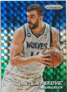 2014-15 Panini Prizm Nikola Pekovic Blue Green Mosaic Prizm - Picture 1 of 2