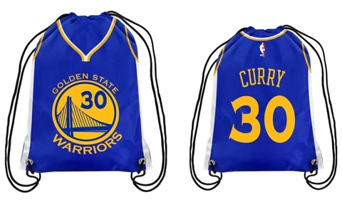 Golden State Warriors Stephen Curry #30 Two sided drawstring backpack/Gym bag Cover