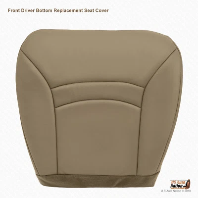 Ford E350 Econoline 2000 2001 2002 furgoneta delantera parte inferior cubierta de cuero sintético tostado Foto 1 de 4