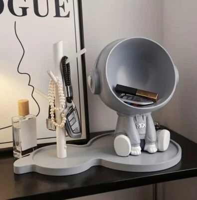 Astronaut Home Decor Key Holder Grey - Image 1 of 2