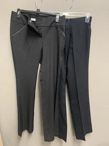 Kenar Womens Dress Pants Black Suit Size 2 Lot Of 2 - Picture 1 of 4