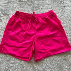 Girls Size 10 Hot Neon Pink Track Athletic Shorts 100% Nylon - Picture 1 of 5