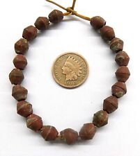 Old Copper Trade Beads with Patina Native type  African artifact BinC 1826T