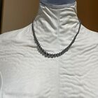 Vintage Black Cultured  Luscious Pearl 16”  necklace