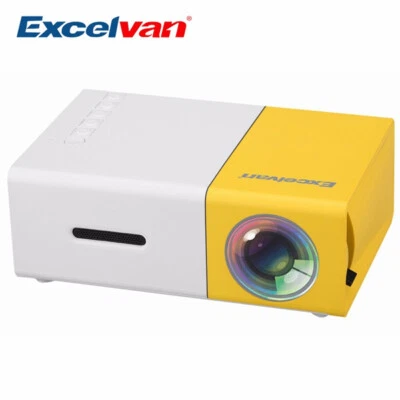 Excelvan YG300 Mini Projector Multimedia LED TV HDMI USB Home Theater Cinema - Image 1 of 4