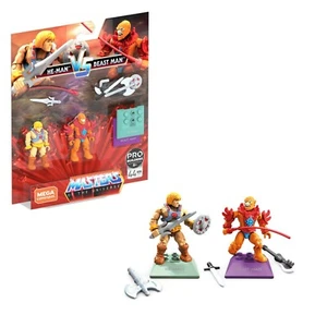 MASTERS OF THE UNIVERSE MEGA CONSTRUX PRO BUILDERS - HE-MAN VS. BEAST MAN - Picture 1 of 5