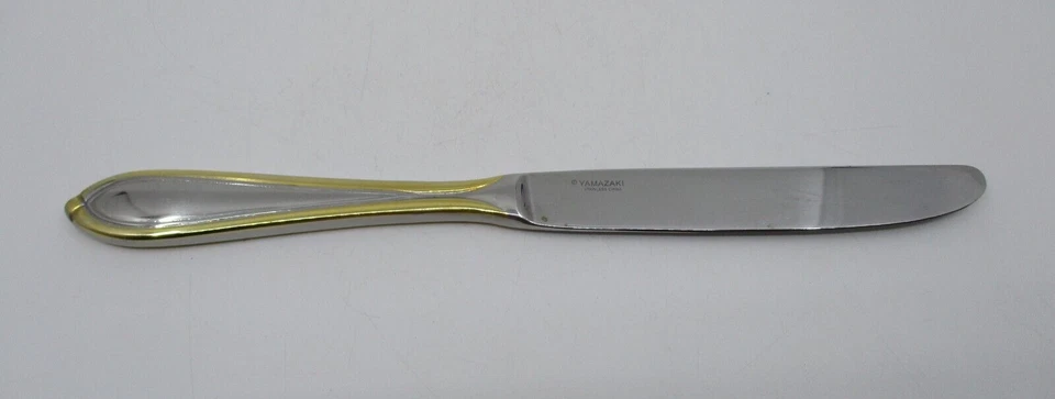 YAMAZAKI ARIANA GOLD DINNER KNIFE  -9 1/8"   07N - Image 1 of 1