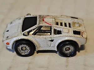 Vintage Micro Machines "White Lamborghini " 1988  Galoob  Original! - Picture 1 of 2