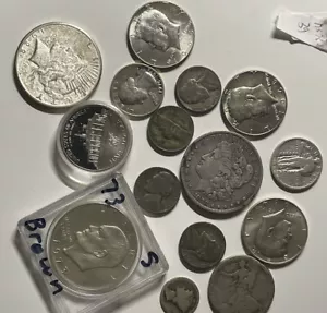 5 Std Oz US Junk Mix Silbermünzen Silber $ inkl + Bonus 100 Jahre ähnlich Bilder LESEN - Bild 1 von 8